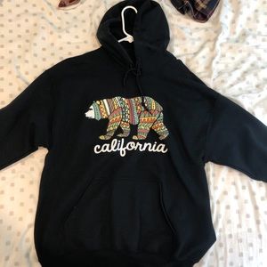 Thrifted california hoodie